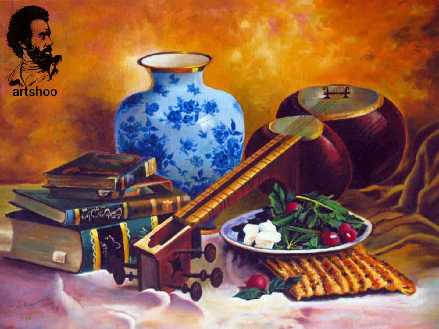 آموزش نقاشی رنگ روغن